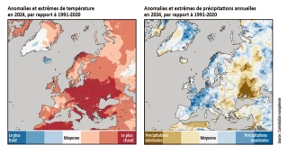 En Europe, une chaleur record et des inondations décennales en 2024