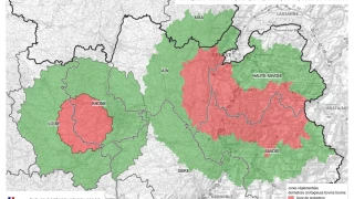 Deux zones réglementées sur le territoire